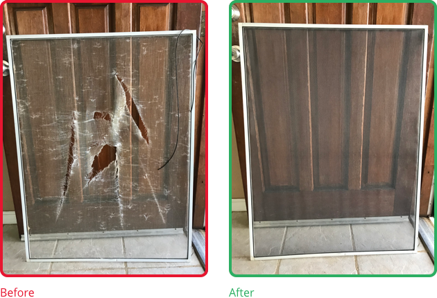 Window Screen Repair and Replacement