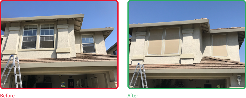 Sunscreen Installation